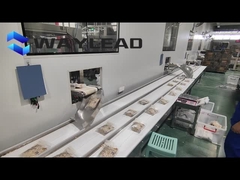 Low Noise Automatic Packaging Line PLC Control Makanan ringan Mesin pengemasan