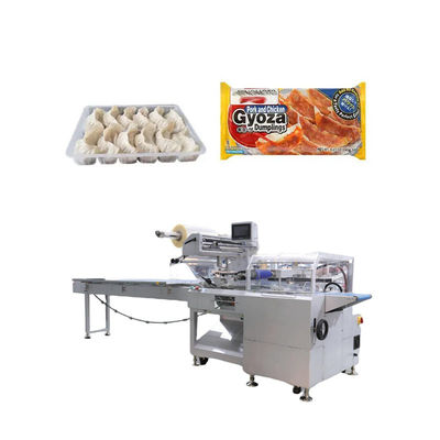 3.1KW Mesin Pengemasan Aliran Kertas Berbasis Dumplings Down Hffs Mesin Membungkus Aliran Horisontal