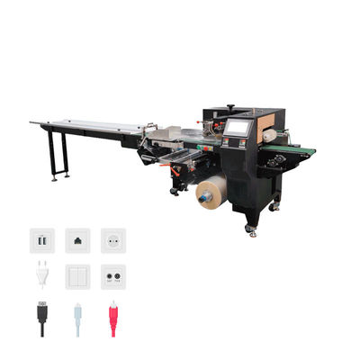 Mesin kemasan makanan 220V/50Hz Mesin kemasan pangsit 30-450 bungkus per menit