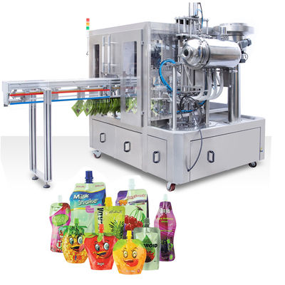 PLC dikendalikan Spout kantong Mesin pengisian 50-500ml Pengisian Volume 3.5KW Konsumsi daya