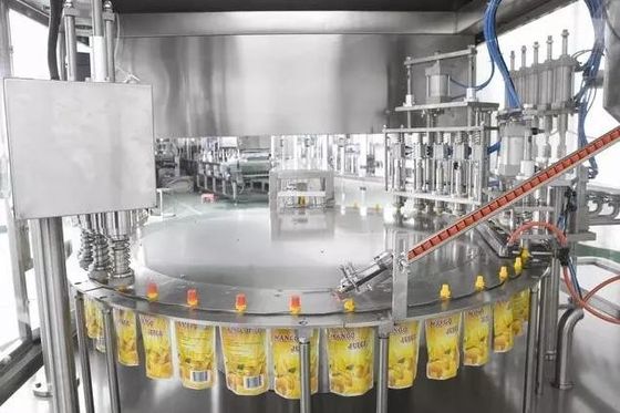 Otomatis jus cairan tabung kantong Mesin pengisian