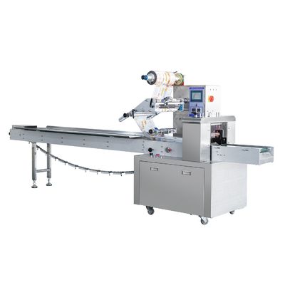 WZ220 Double jaws Electric Hffs Horizontal Flow Wrapping Machine SUS304 Lebar film 90 sampai 400