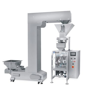 Industri bentuk vertikal mengisi mesin segel PLC kontrol layar sentuh 304 stainless steel 10-90 tas/min Kecepatan