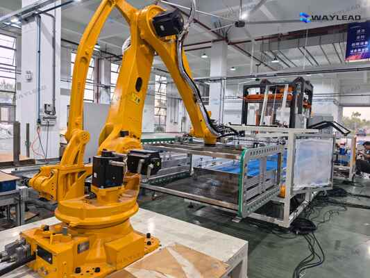 Sistem Palletisasi Robot Industri Menghemat Waktu dan Tenaga Kerja untuk Penggunaan Pabrik